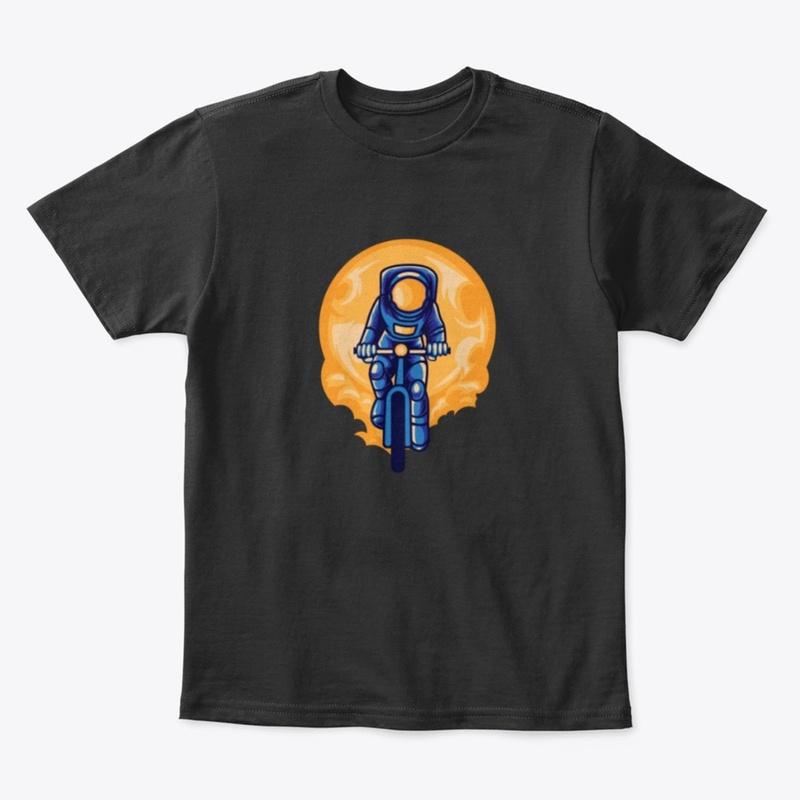 Astronaut Riding Bicycle