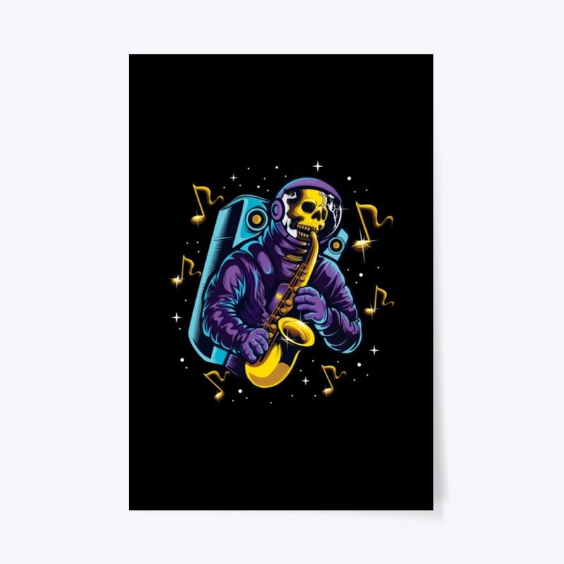 Astroskull Saxophonist